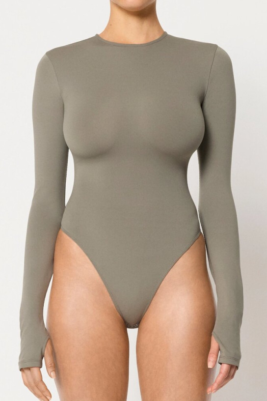 Khy Long Sleeve Crewneck Bodysuit