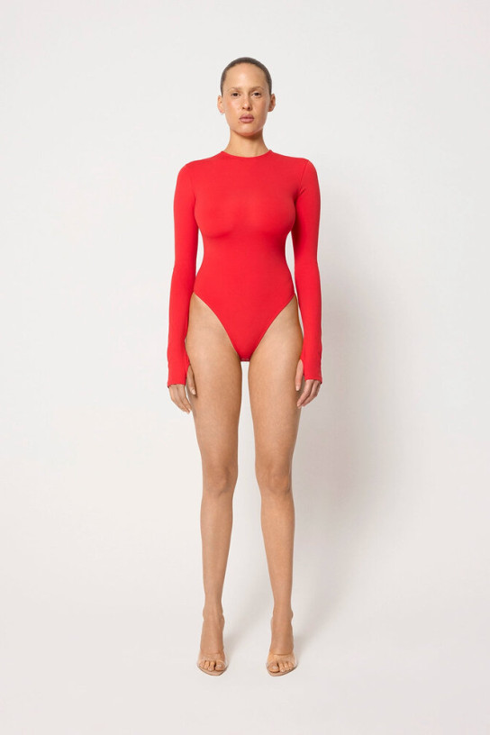 Khy Long Sleeve Crewneck Bodysuit
