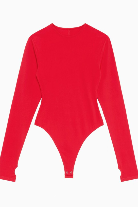 Khy Long Sleeve Crewneck Bodysuit