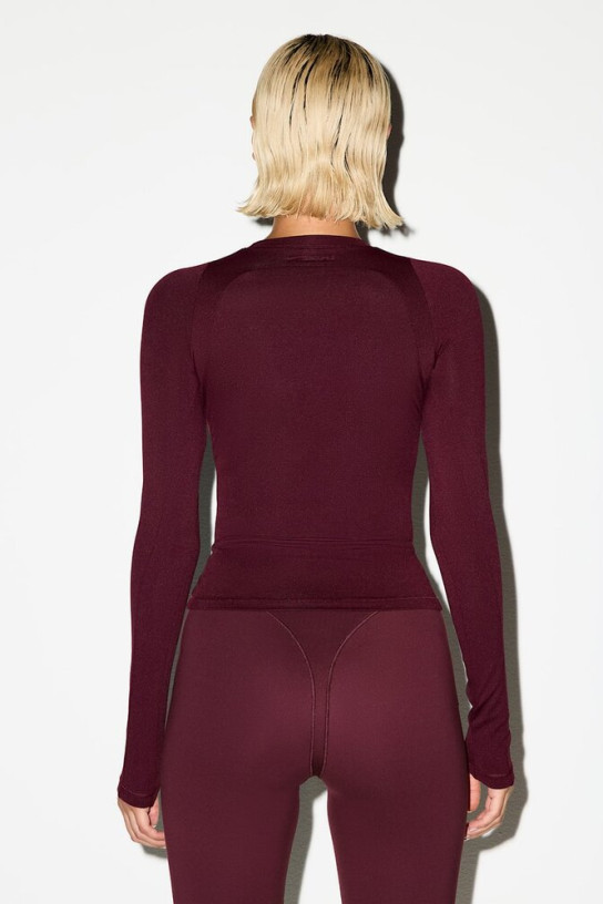 Nike&Skims Airy Long Sleeve Crew Neck Top