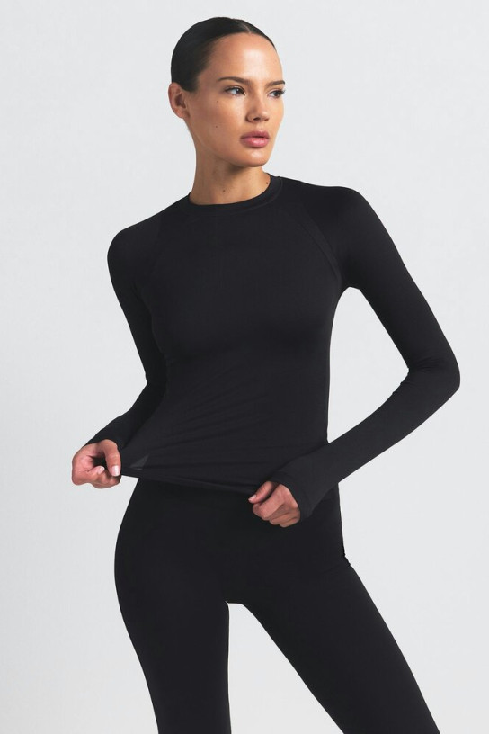 Nike&Skims Airy Long Sleeve Crew Neck Top