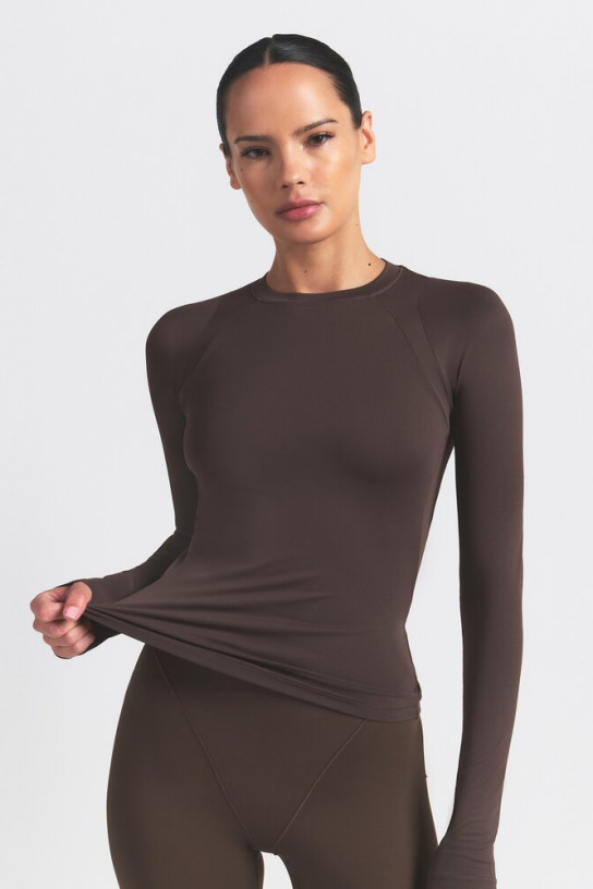 Nike&Skims Airy Long Sleeve Crew Neck Top