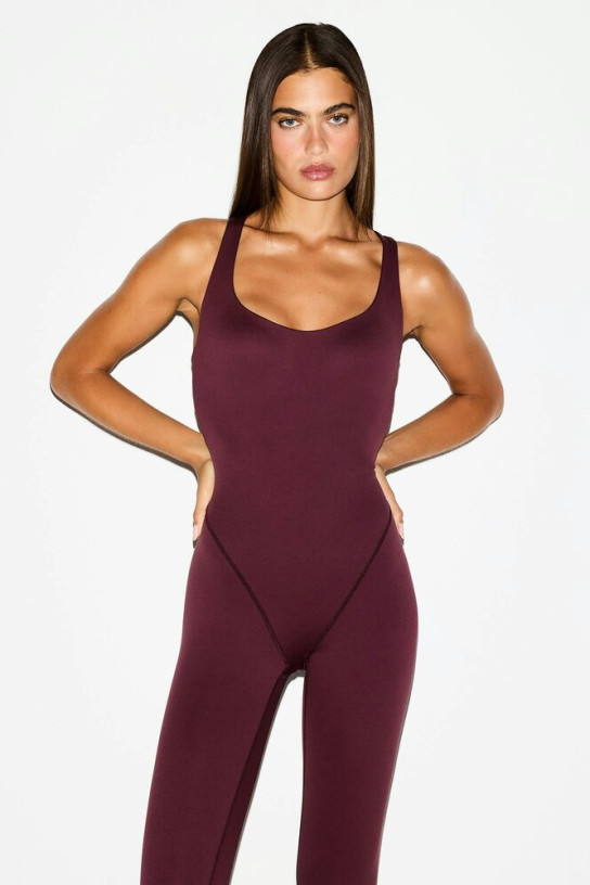 Nike&Skims Matte Racer Long Onesie