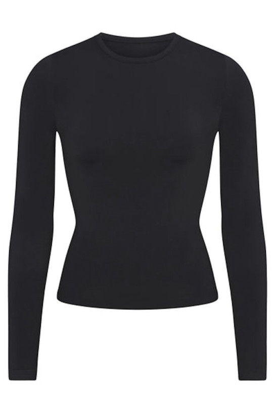 Skims Cotton Jersey Long Sleeve T-Shirt