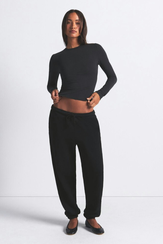 Skims Cotton Jersey Long Sleeve T-Shirt