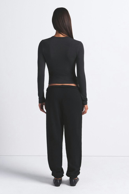 Skims Cotton Jersey Long Sleeve T-Shirt