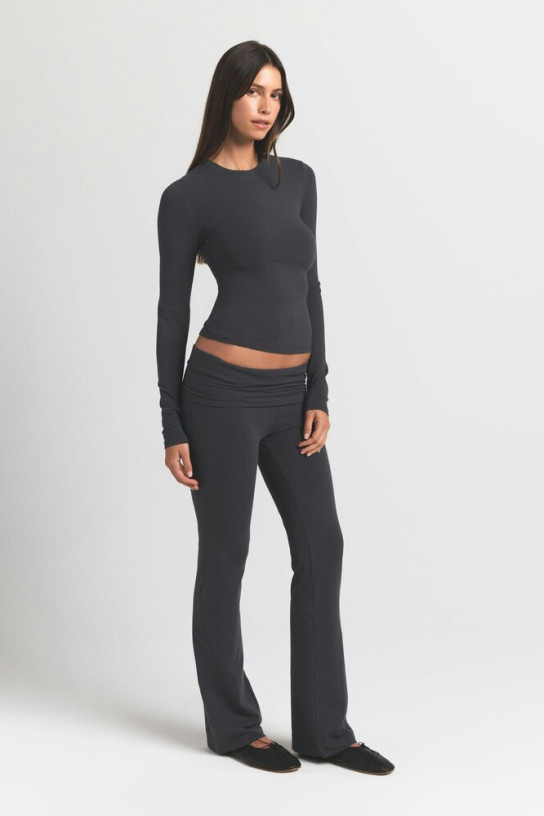 Skims Cotton Jersey Long Sleeve T-Shirt