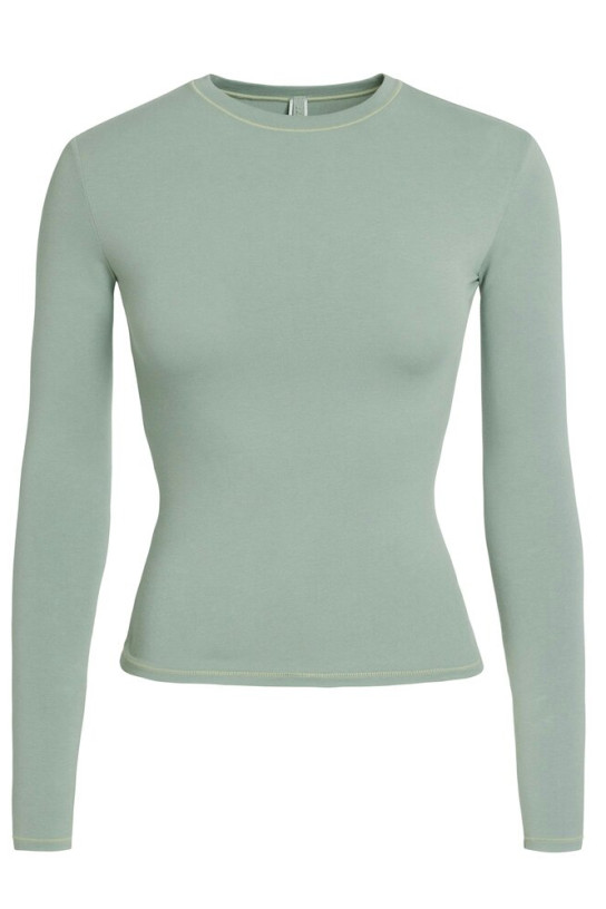 Skims Cotton Jersey Long Sleeve T-Shirt