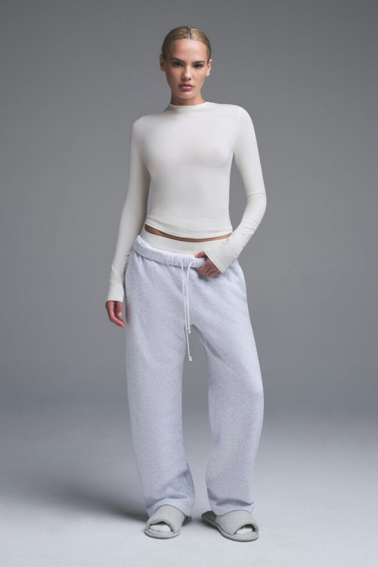 Skims Cotton Jersey Long Sleeve T-Shirt