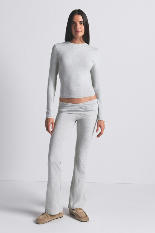 Skims Cotton Jersey Long Sleeve T-Shirt
