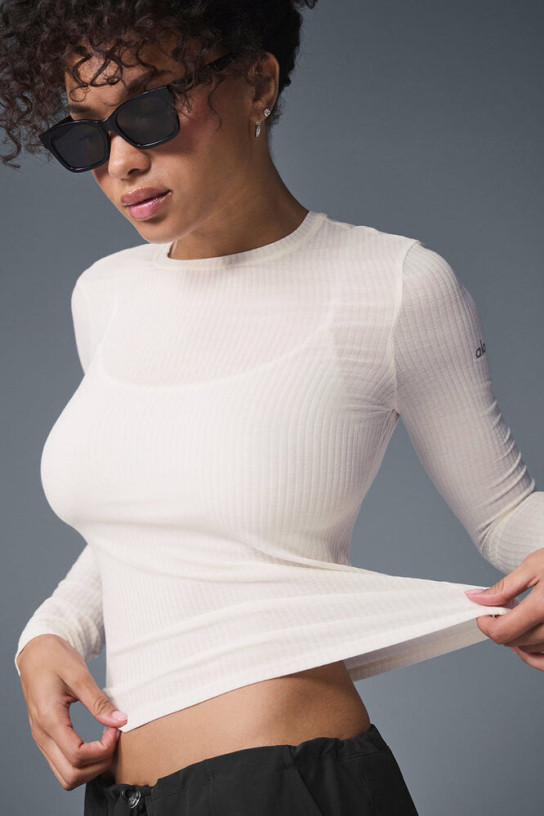 Alo Ribbed Sea Coast Long Sleeve
