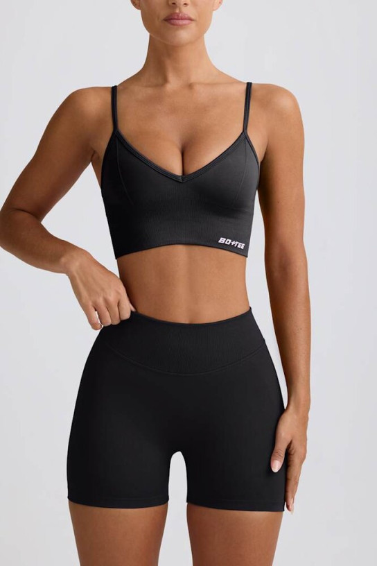 Bo+Tee Define Luxe V-Neck Sports Bra