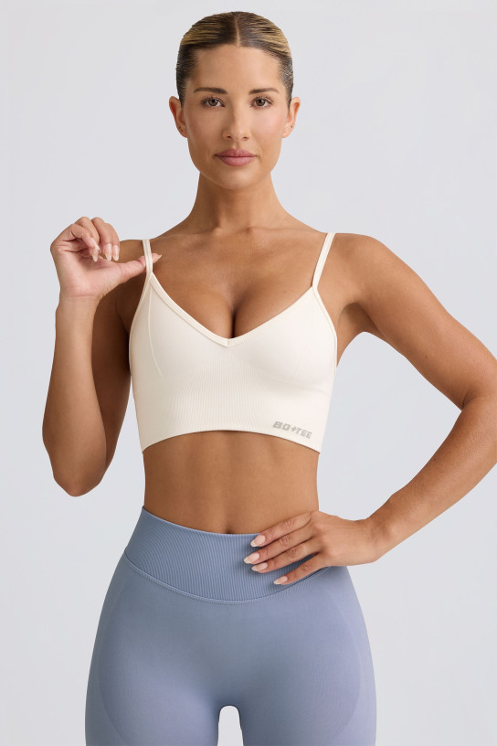 Bo+Tee Define Luxe V-Neck Sports Bra
