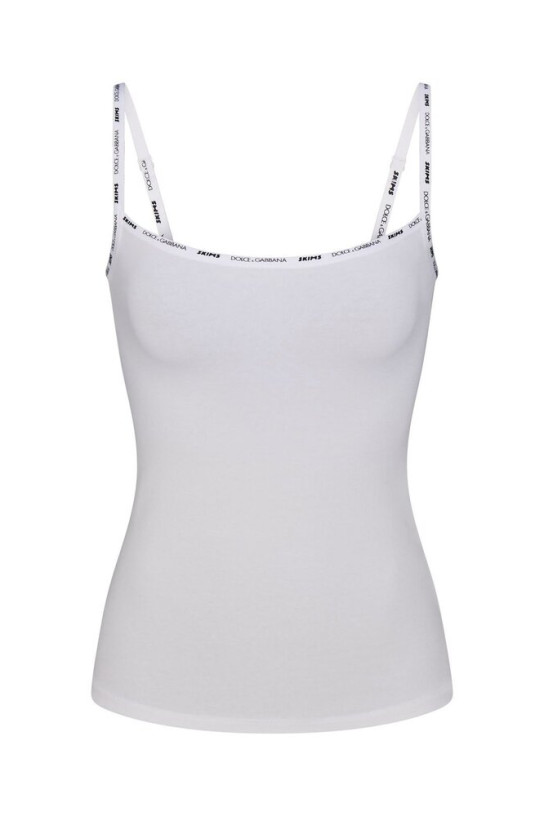 Dolce & Gabbana x Skims Cotton Jersey Scoop Neck Cami