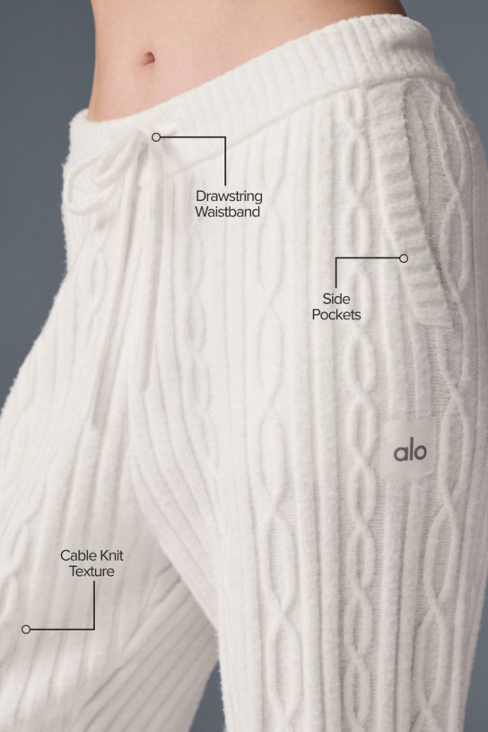 Alo Cable Knit Winter Bliss Pant