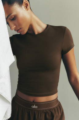 Alo Softsculpt Precision Short Sleeve Top