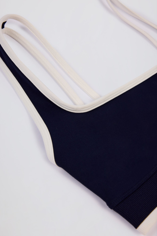Bo+Tee Soft Active Contrast Sports Bra